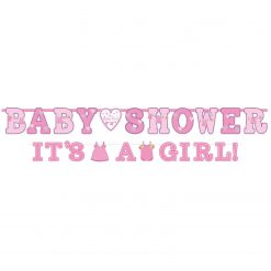 Girlanden Set Babyparty Mädchen - Baby Shower it´s a Girl